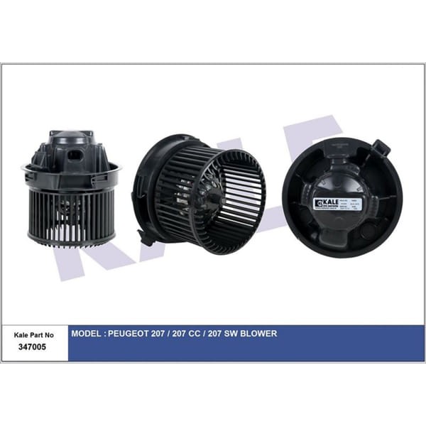 KALE OTO Radyatör 347005 Kalorifer Motoru 207 Cc Sw