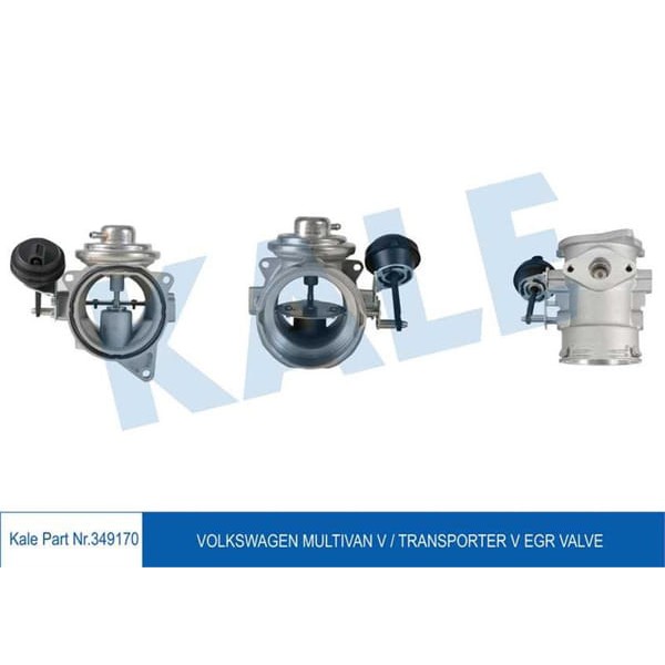 KALE OTO Radyatör 349170 EGR Valfi Transporter T5 Touareg 2.5 TDI 03-09 Axd Axb Blj