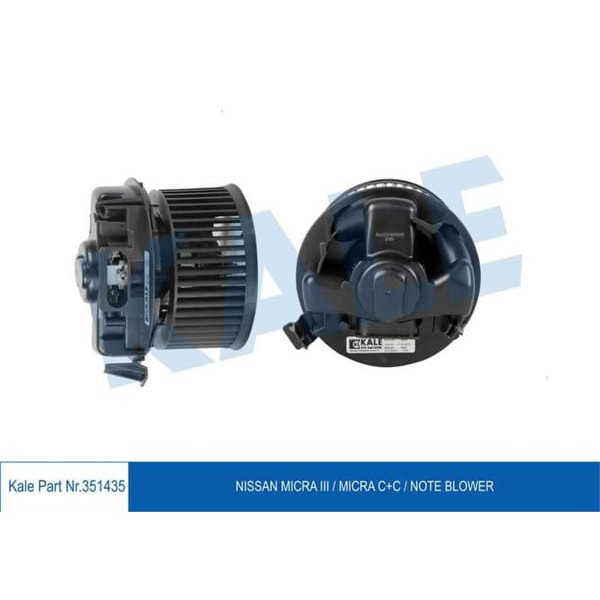 KALE OTO Radyatör 351435 Kalorifer Motoru Nissan Micra III-Micra C C-Note Blower 