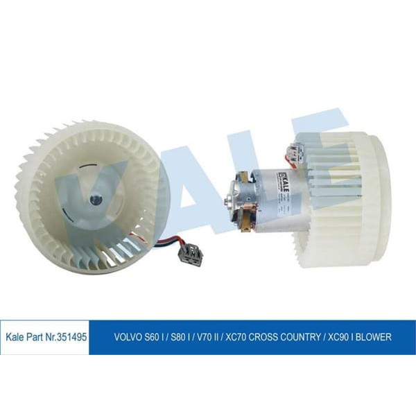 KALE OTO Radyatör 351495 Kalorifer Motoru Volvo S60 I-S80 I-V70 II-Xc70 Cross Country-Xc90 I