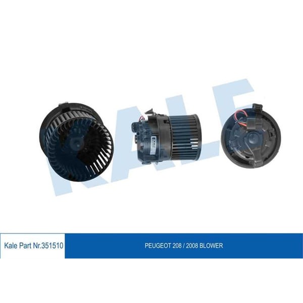 KALE OTO Radyatör 351510 Kalorifer Motoru Peugeot 208-2008 Blower 