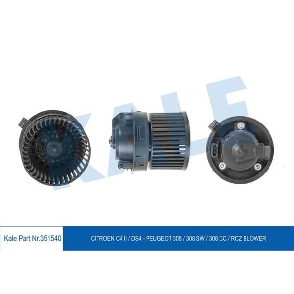 KALE OTO Radyatör 351540 Kalorifer Motoru 308 08-14 C3 Picasso Ds4 