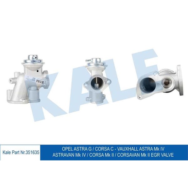 KALE OTO Radyatör 351635 EGR Valfi Opel Astra G Corsa C 1.7 Td 1.7Dtı 16V 00= - Vauxhall Astra Mk IV 