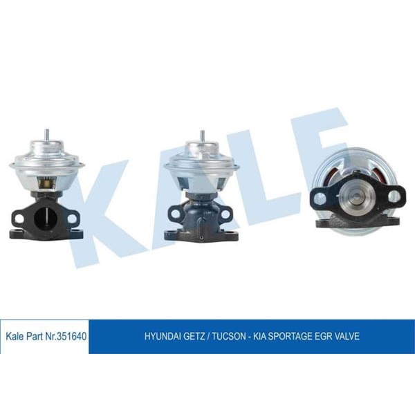 KALE OTO Radyatör 351640 EGR Valfi Sportage Tucson 2.0 CRDI 04- 28410-27250 