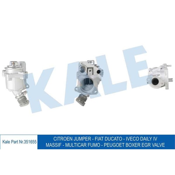 KALE OTO Radyatör 351655 EGR Valfi Citroen Jumper - Peugeot Boxer 3.0 HDI 06= - Fiat Ducato 160 Mjt 