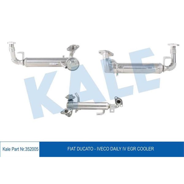 KALE OTO Radyatör 352005 EGR Valfi Fiat Ducato 2.3Jtd 02- 2.3D 06= - Iveco Daily IV 06-11 EGR Soğutu 