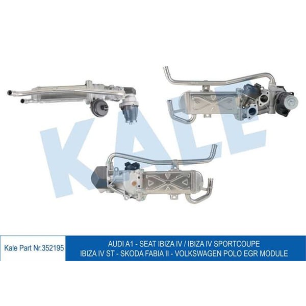 KALE OTO Radyatör 352195 Egr Modül A1 Ibiza IV Ibiza IV Sportcoupe Ibiza IV St Skoda Fabia II Polo 