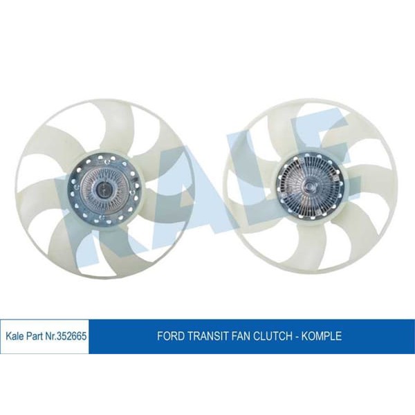 KALE OTO Radyatör 352665 Fan Termık-Komple Transit