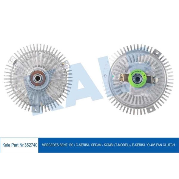 KALE OTO Radyatör 352740 Fan Termık Mercedes Benz 190 / C-Serisi / Sedan / Kombı T-Model / E-Serisi