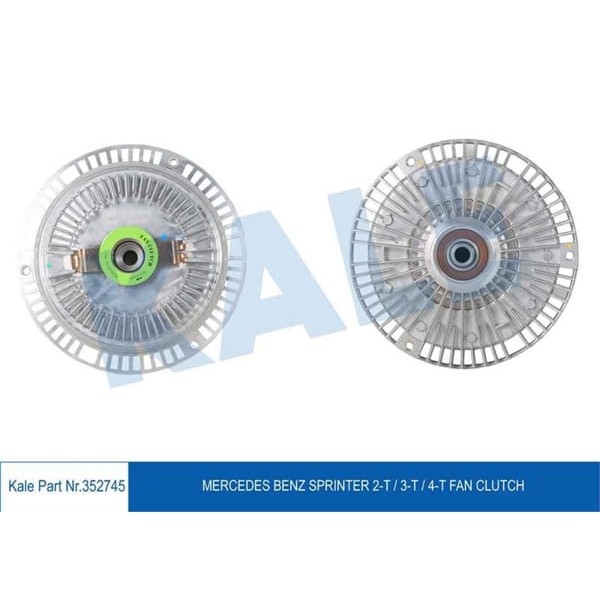 KALE OTO Radyatör 352745 Fan Termık Mercedes Benz Sprinter 2-T / 3-T / 4-T