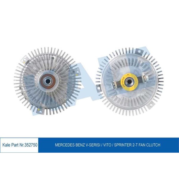 KALE OTO Radyatör 352750 Fan Termık Mercedes Benz V-Serisi / Vito / Sprinter 2-T