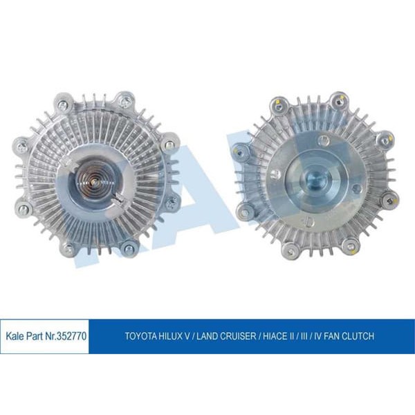 KALE OTO Radyatör 352770 Fan Termık Toyota Hilux V / Land Cruiser / Hıace II / III / IV