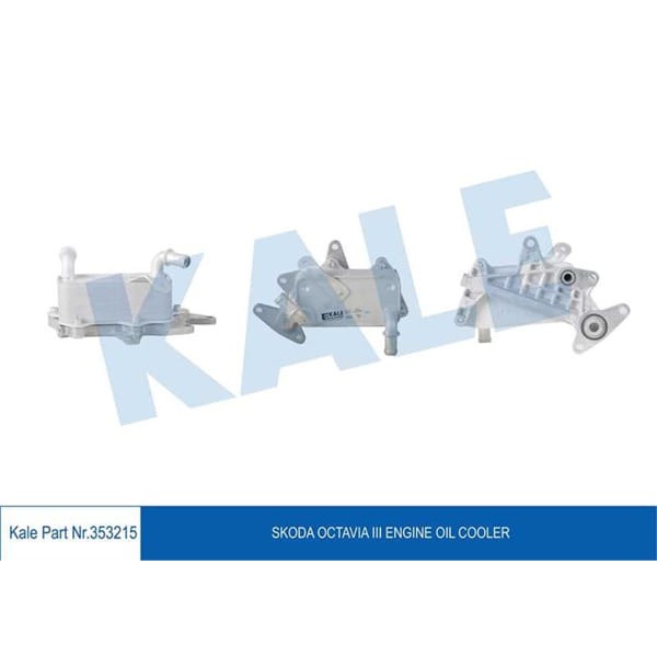 KALE OTO Radyatör 353215 Yağ Soğutucu Skoda Octavia III