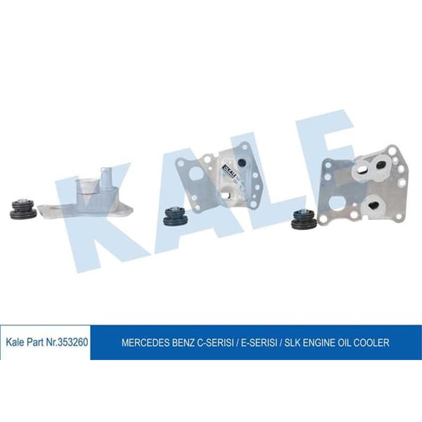 KALE OTO Radyatör 353260 Yağ Soğutucu Radyatörü 204 212 207 172 2009- 271 Cgı