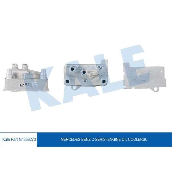 KALE OTO Radyatör 353270 Yağ Soğutucu Radyatörü 205 213 222 217 2013- 274 177 276 Su Soğutmalı Alümi 