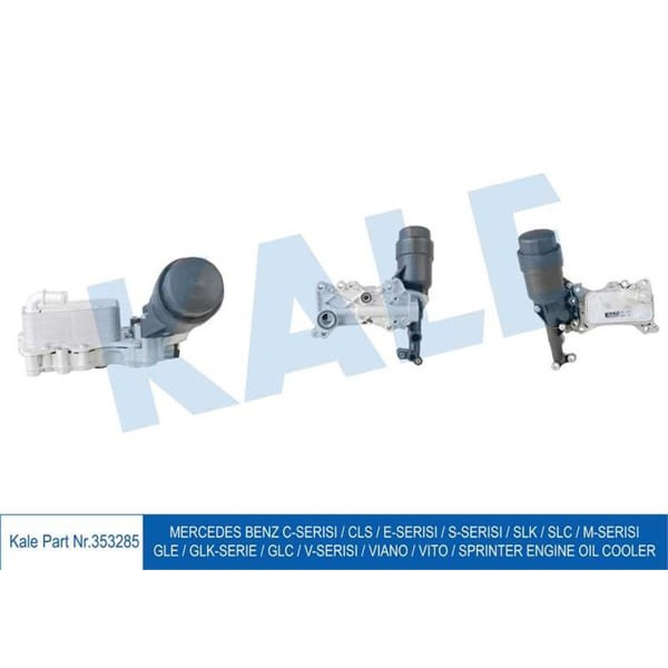 KALE OTO Radyatör 353285 Yağ Soğutucu (Komple) Benz C-Serisi (W204) 07- Cls (W205) 14- (W218) 10- E-