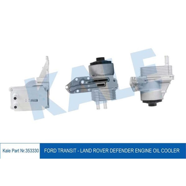 KALE OTO Radyatör 353330 Yağ Soğutucu Komple Transit V 184 V347 01-09. 2.4D Arka Çeker (90-100-120-1