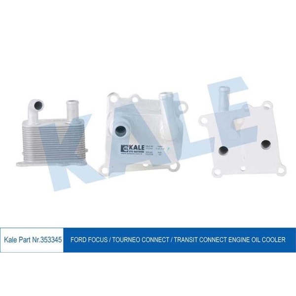 KALE OTO Radyatör 353345 Yağ Soğutucu Ford Focus Tourneo Connect Transit Connect 