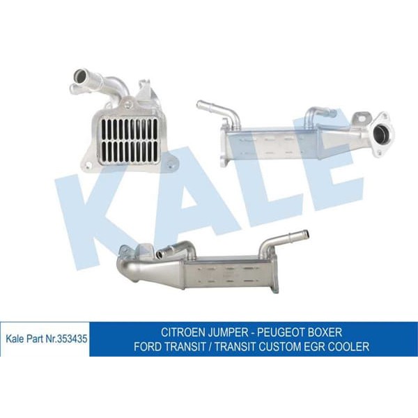 KALE RADYATÖR 353435 EGR Soğutucu Citroen Jumper Peugeot Boxer Ford Transit Transit Custom