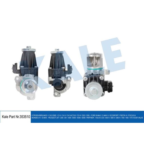 KALE OTO Radyatör 353510 Egr Valf Part- 208 3008 5008 Berl C3 C4 C5 Ds3 Ds5 Fiesta Focus Mondeo C30