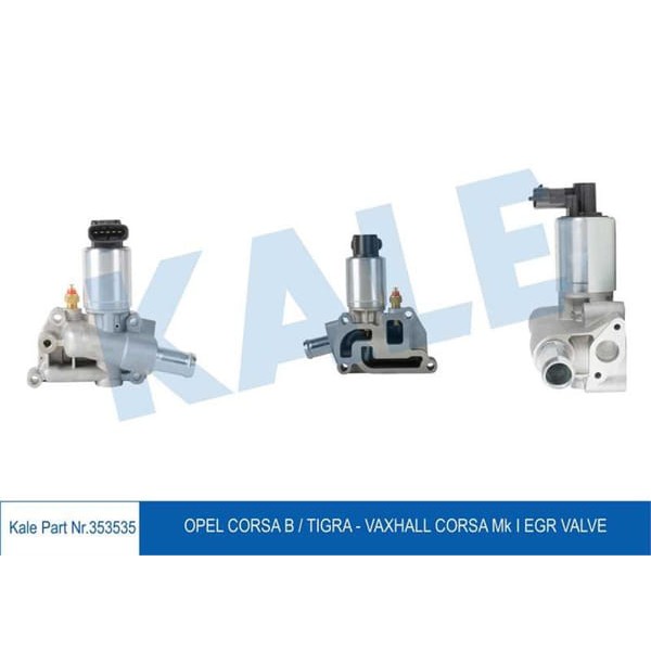 KALE OTO Radyatör 353535 Egr Valf Opel Corsa B Tigra 