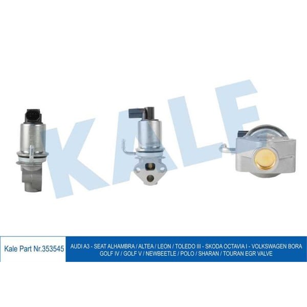 KALE OTO Radyatör 353545 Egr Valf Bora Golf IV V Newbeetle Polo Sharan Touran A3 Alhambra Altea Leon 