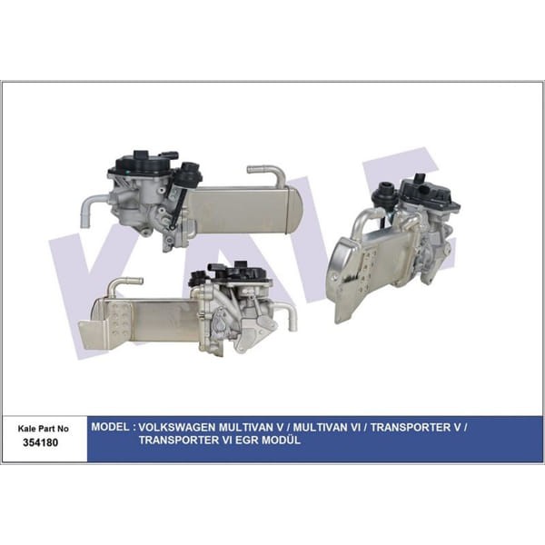 KALE OTO Radyatör 354180 Egr Modül Vokswagen Multivan V Multivan VI T5 T6