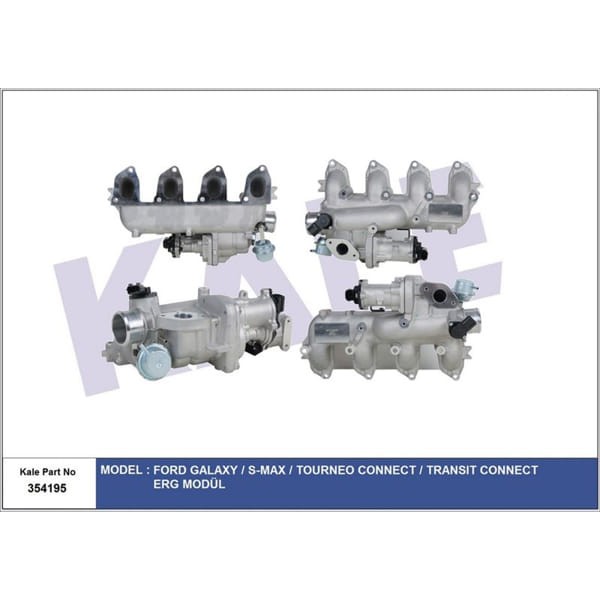 KALE OTO Radyatör 354195 Egr Modül Ford Galaxy Smax Tourneo Connect Transit Connect