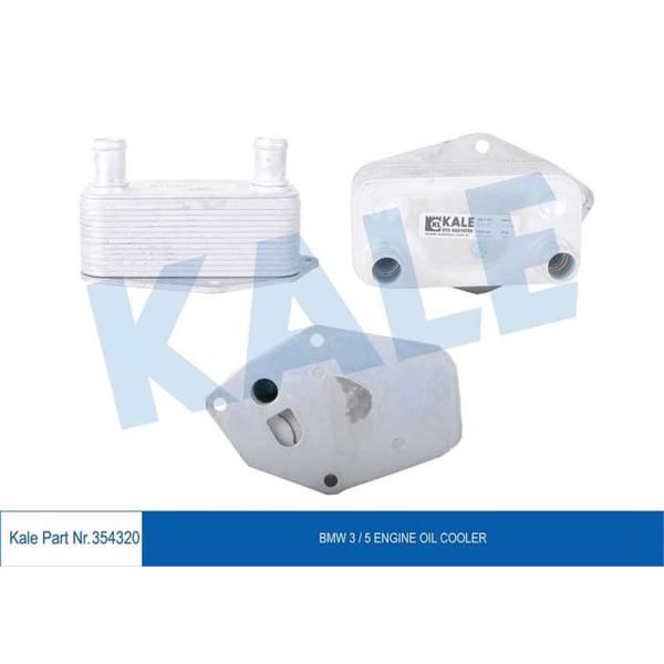 KALE OTO Radyatör 354320 Yağ Soğutucu Bmw 3-5 (E39 E46) 00-03
