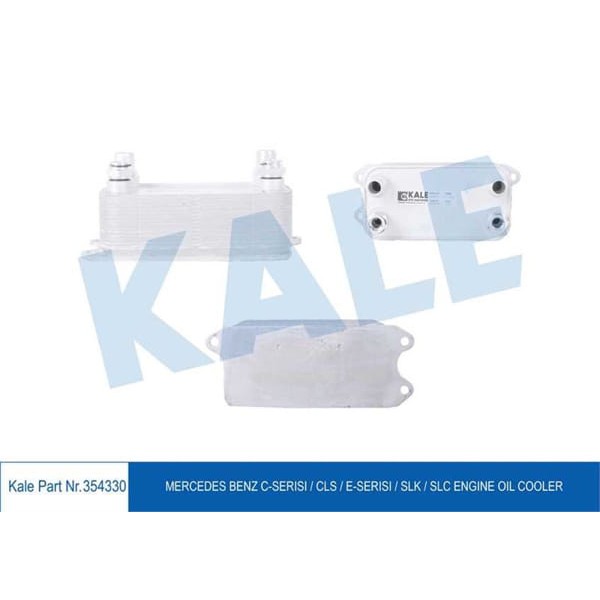 KALE OTO Radyatör 354330 Yağ Soğutucu Benz C-Serisi Cls E-Serisi Slk Slc W204 S204 W212 