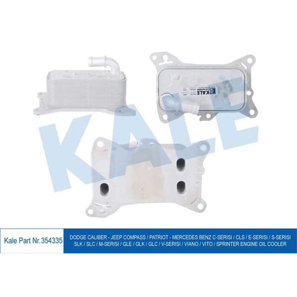 KALE OTO Radyatör 354335 Yağ Soğutucu Dodge Caliber Jeep Compass Patrıot Mercedes Benz C-Serisi Cls 