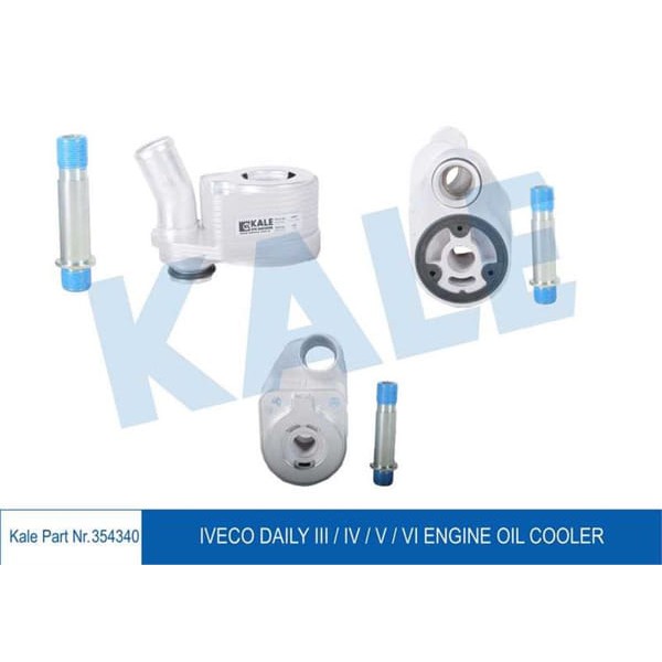 KALE OTO Radyatör 354340 Yağ Soğutucu Iveco: Daily III / IV / V / VI
