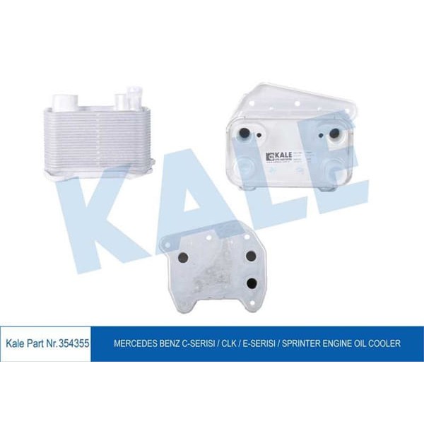 KALE OTO Radyatör 354355 Yağ Soğutucu Benz C-Serisi Clk E-Serisi W203 W210 C200 Sprinter 00-07