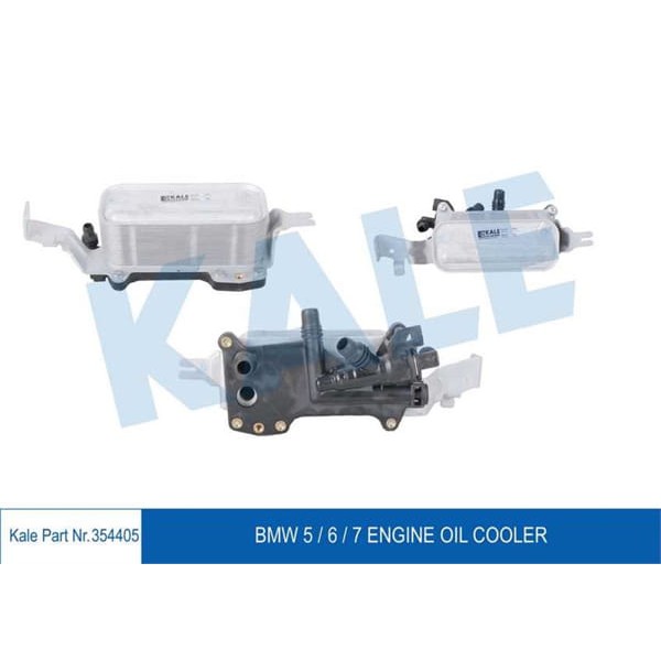 KALE OTO Radyatör 354405 Yağ Soğutucu Bmw 5-6-7 (F01 F02 F03 F04 F06 F07 F11 F12 F13) 08-15
