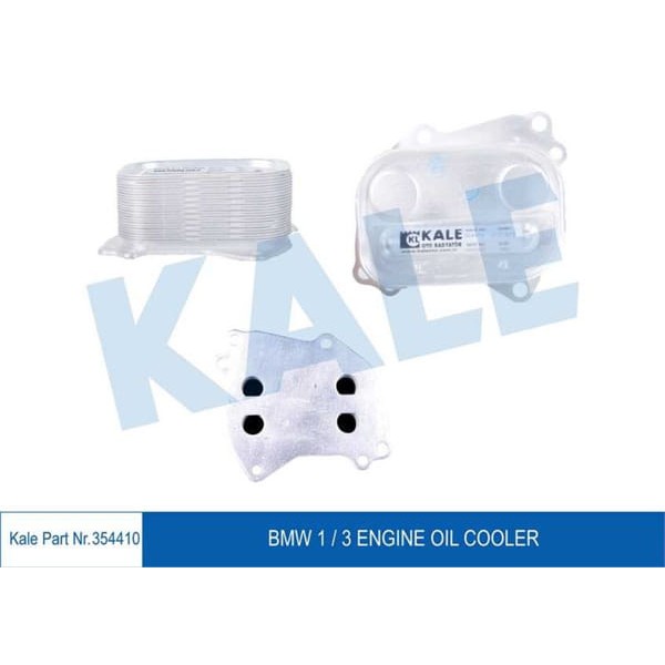 KALE OTO Radyatör 354410 Yağ Soğutucu Bmw 1-3 (F20 F21 F30 F80) 10- 