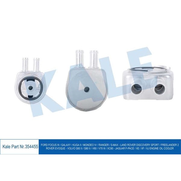 KALE OTO Radyatör 354455 Yağ Soğutucu Ford: Mondeo 2.0 Ecobost 12-
