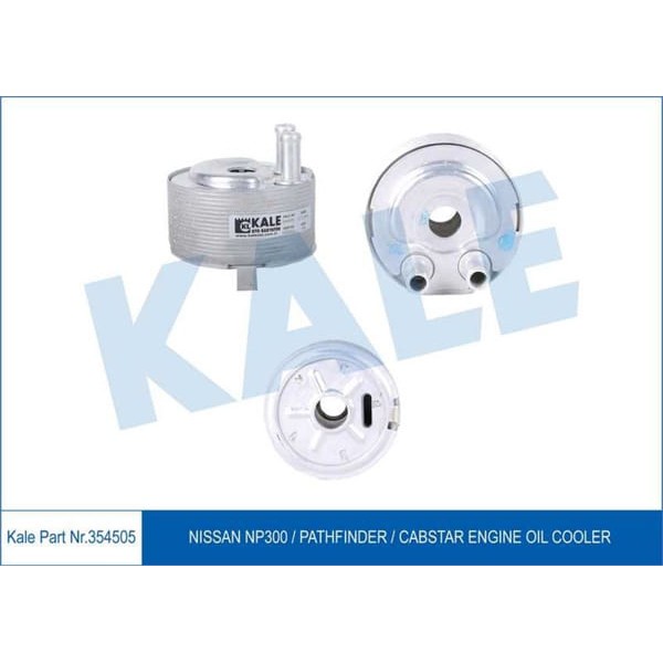 KALE OTO Radyatör 354505 Yağ Soğutucu Np300 Pathfınder Cabstar 2.5DCI 4Wd 05- 