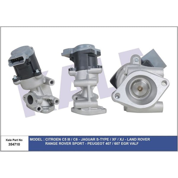 KALE OTO Radyatör 354710 EGR Valfi (On) C5 III C6 Jaguar S-Type Xf Xj Land Rover Range Rover Sport 4