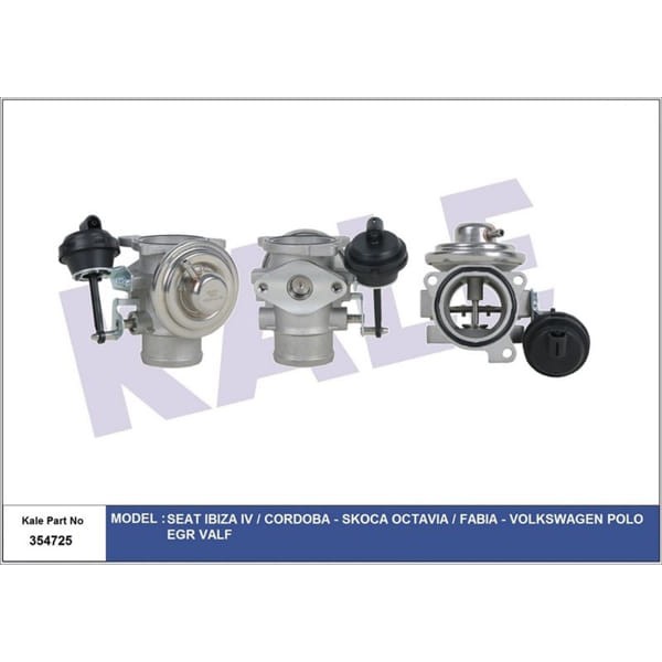KALE OTO Radyatör 354725 EGR Valfi Ibiza IV Cordoba Octavia Fabia Polo 1.9 TDI 00-10