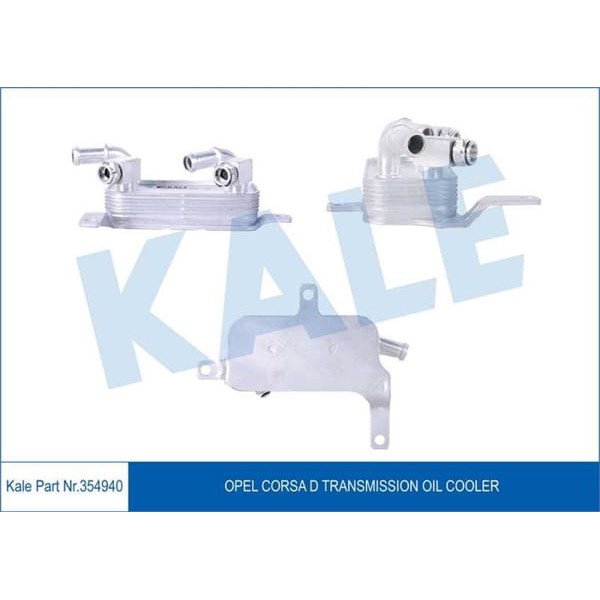 KALE OTO Radyatör 354940 Yağ Soğutucu Opel: Corsa D 1.4 09-14 Otomatik Şanzıman 