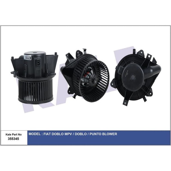 KALE OTO Radyatör 355345 Kalorifer Motoru Fiat Doblo Mpv-Doblo-Punto Blower