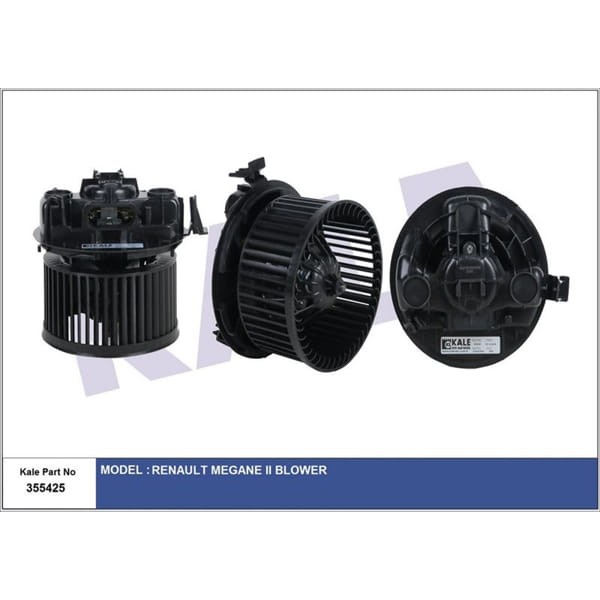 KALE OTO Radyatör 355425 Kalorifer Motoru Renault Megane II Blower