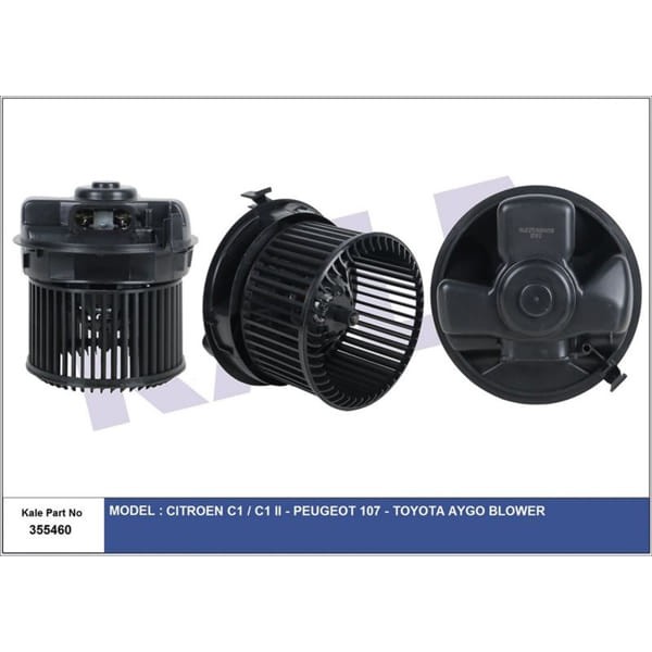 KALE OTO Radyatör 355460 Kalorifer Motoru Citroen C1-C1 II-Peugeot 107-Toyota Aygo Blower