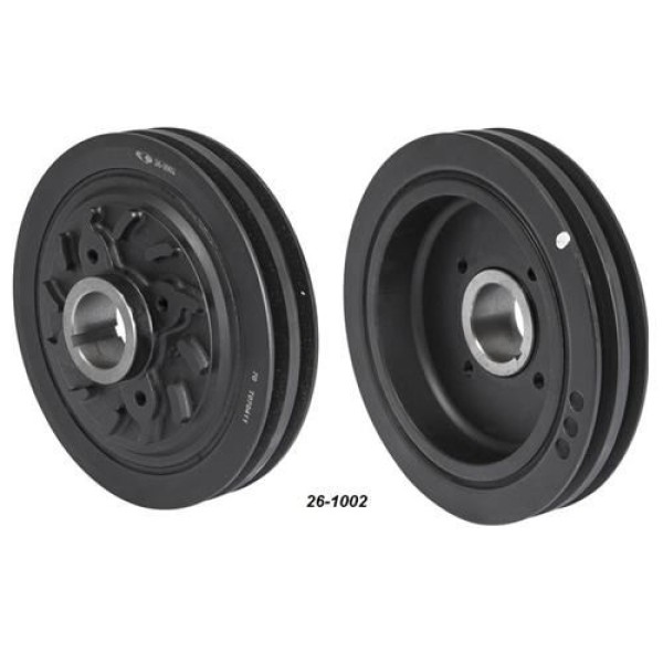 K-METAL 26-1002 Krank Kasnağı H100 / L200 L300 Çıft Kanallı