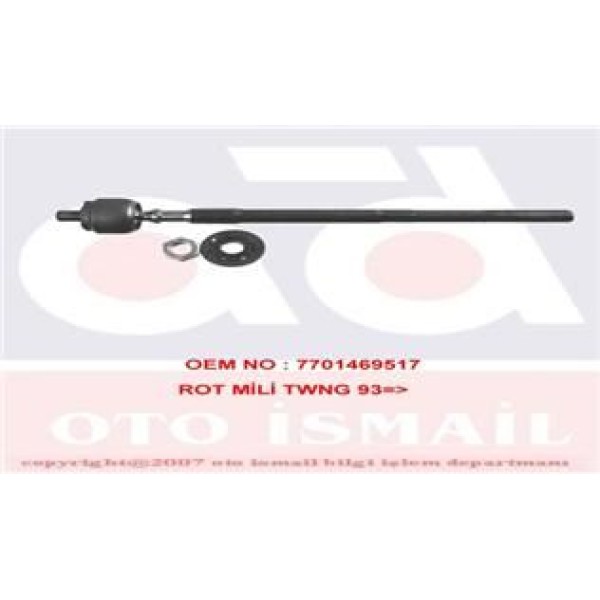 KAPIMSAN 20-12915 Rot Mili Twingo 93-