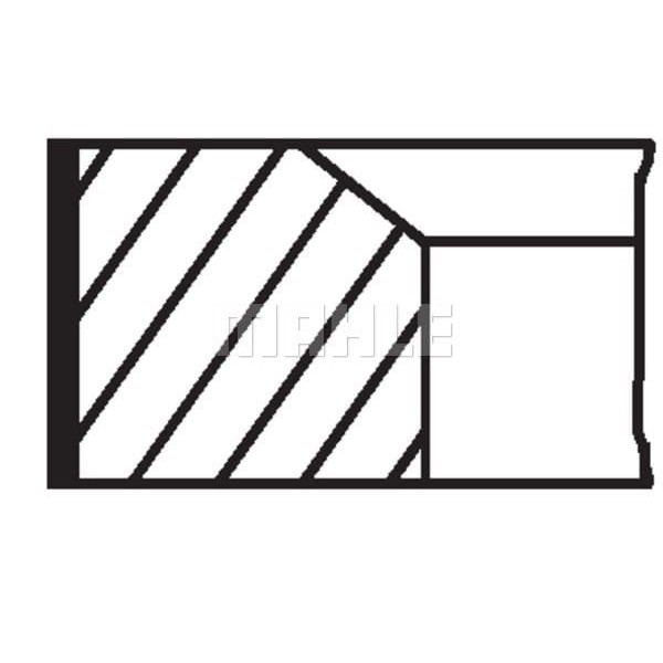 MAHLE 00531N0 Piston Segman 88Mm Sprinter 213-313-413-513 Cdı 06-