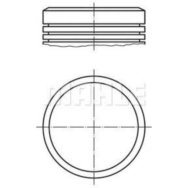 MAHLE 400200 Piston Segman Std 106 206 Tu3 Jpl4 Euro4 75.00 