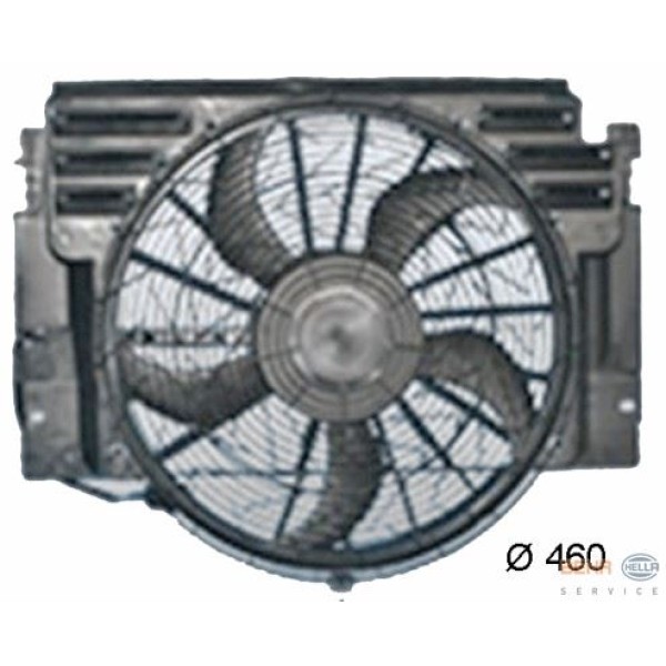 KNECHT ACF25000P Fan Motoru (Klima)(Çap 460Mm) E53 M54 B30 (306S3) (Eno:8Ew351040661)