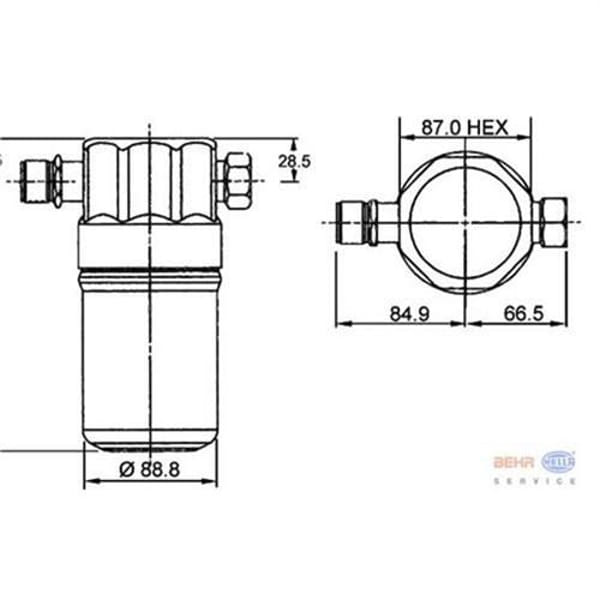 KNECHT AD36000S Klima Tüpü A4 Passat 1.6 1.8T 1.9 TDI 2.0 2.3 Vr5 2.8 V6 97-00 (Eno:8Ft351192041) 