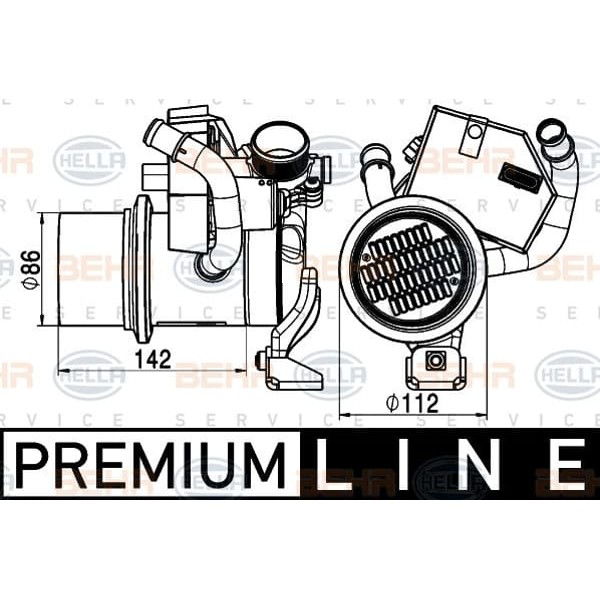 KNECHT CE5000P EGR Soğutucu (265×265) Passat / Audi A3 (Eno:8Me376745291)